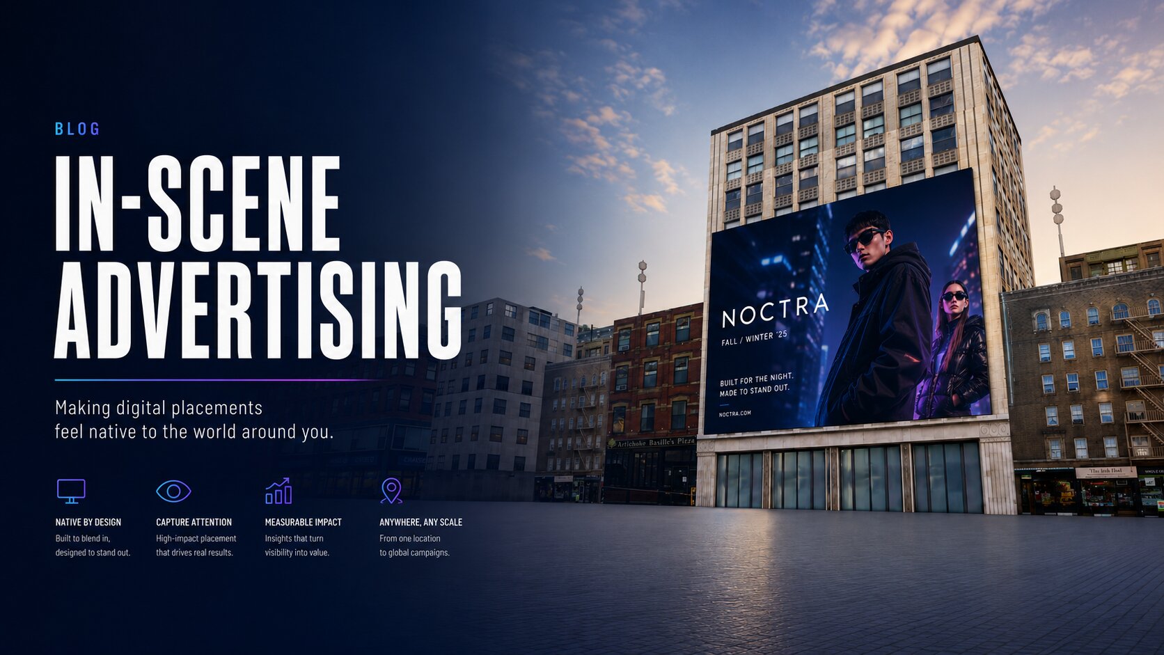 Introducing In-Scene Advertising for GEM