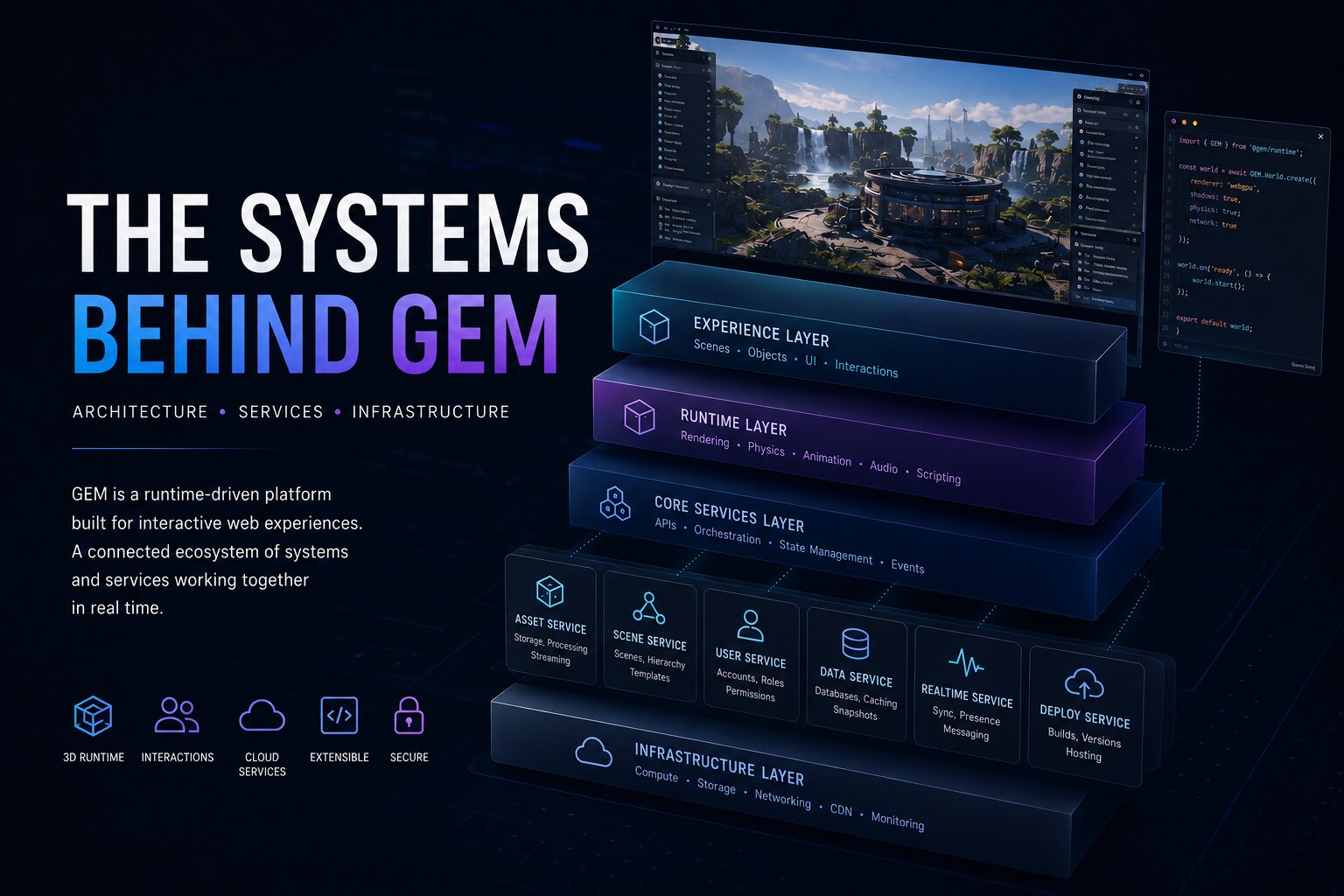 The Architecture and Services Behind GEM
